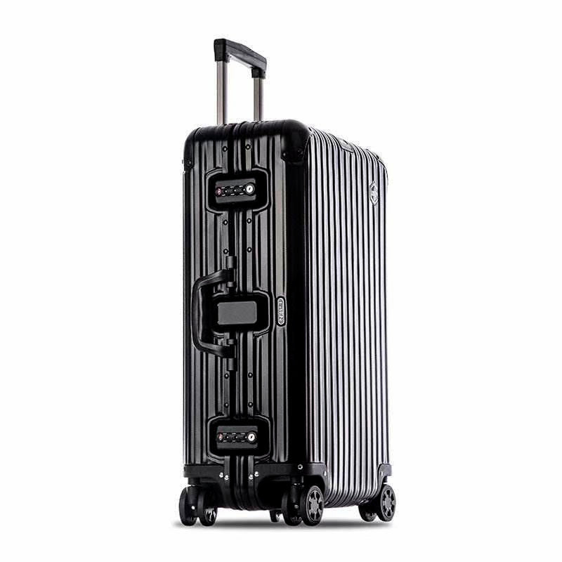 German all-aluminum magnesium alloy suitcase 20 inch boarding trolley case men and women metal travel case business suitcase gift