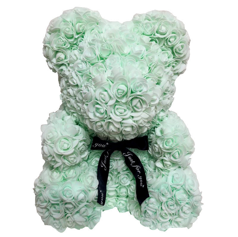 Rose Bear Simulation Rose Bear Creative Christmas Valentine's Day Birthday Gift Bubble Rose Bear