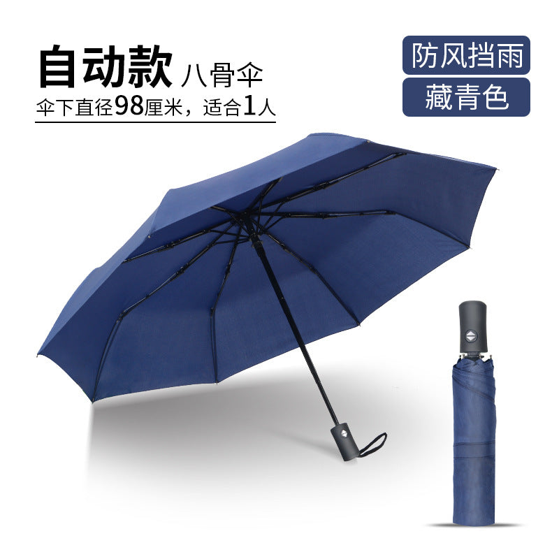 Fully automatic double large umbrella folding wholesale sunny and rainy dual-purpose umbrella sun umbrella sunshade umbrella 24 bone large umbrella