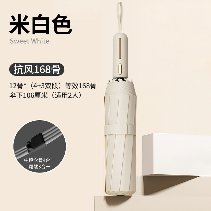 Fully automatic double large umbrella folding wholesale sunny and rainy dual-purpose umbrella sun umbrella sunshade umbrella 24 bone large umbrella