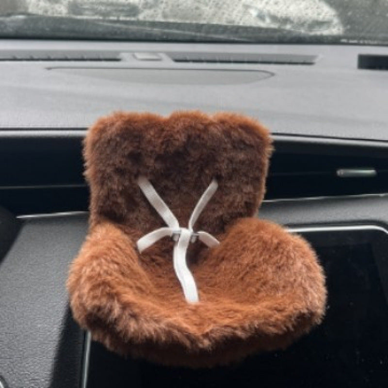 Cross-border applicable to labubu doll safety seat cute doll air outlet aromatherapy ornaments car interior decoration