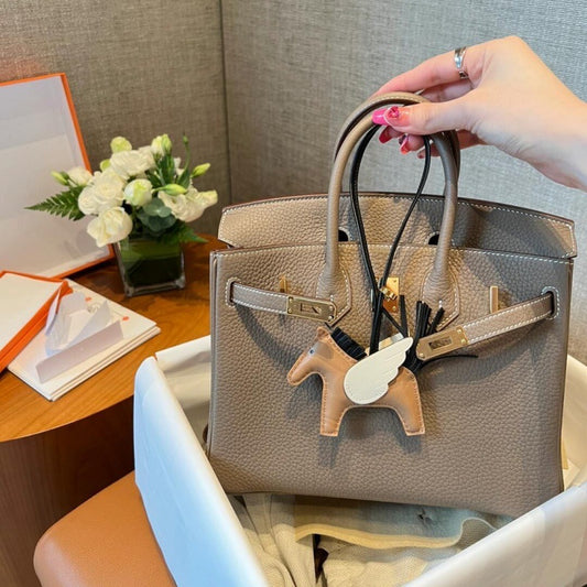 2025 new bags platinum bags women's handbags Kelly bags shoulder crossbody high-end texture commuting