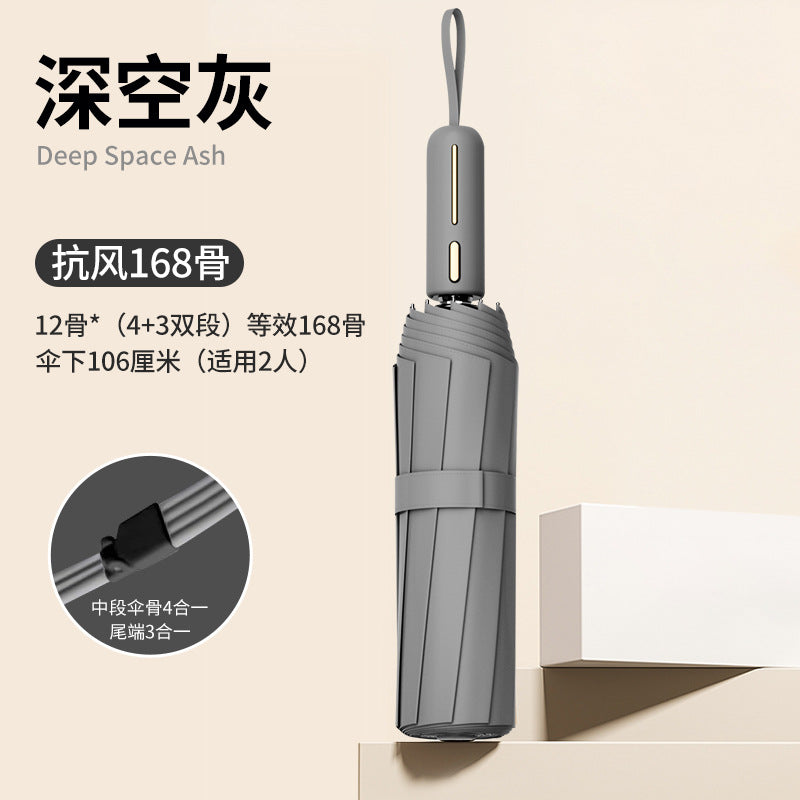 Fully automatic double large umbrella folding wholesale sunny and rainy dual-purpose umbrella sun umbrella sunshade umbrella 24 bone large umbrella