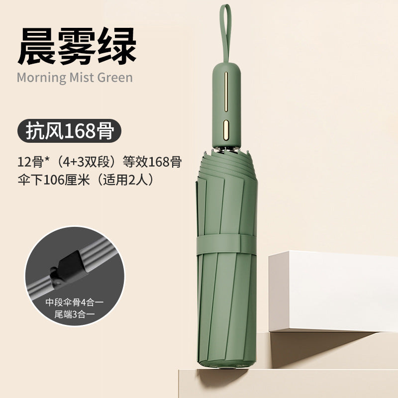 Fully automatic double large umbrella folding wholesale sunny and rainy dual-purpose umbrella sun umbrella sunshade umbrella 24 bone large umbrella