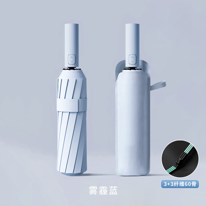 Fully automatic double large umbrella folding wholesale sunny and rainy dual-purpose umbrella sun umbrella sunshade umbrella 24 bone large umbrella