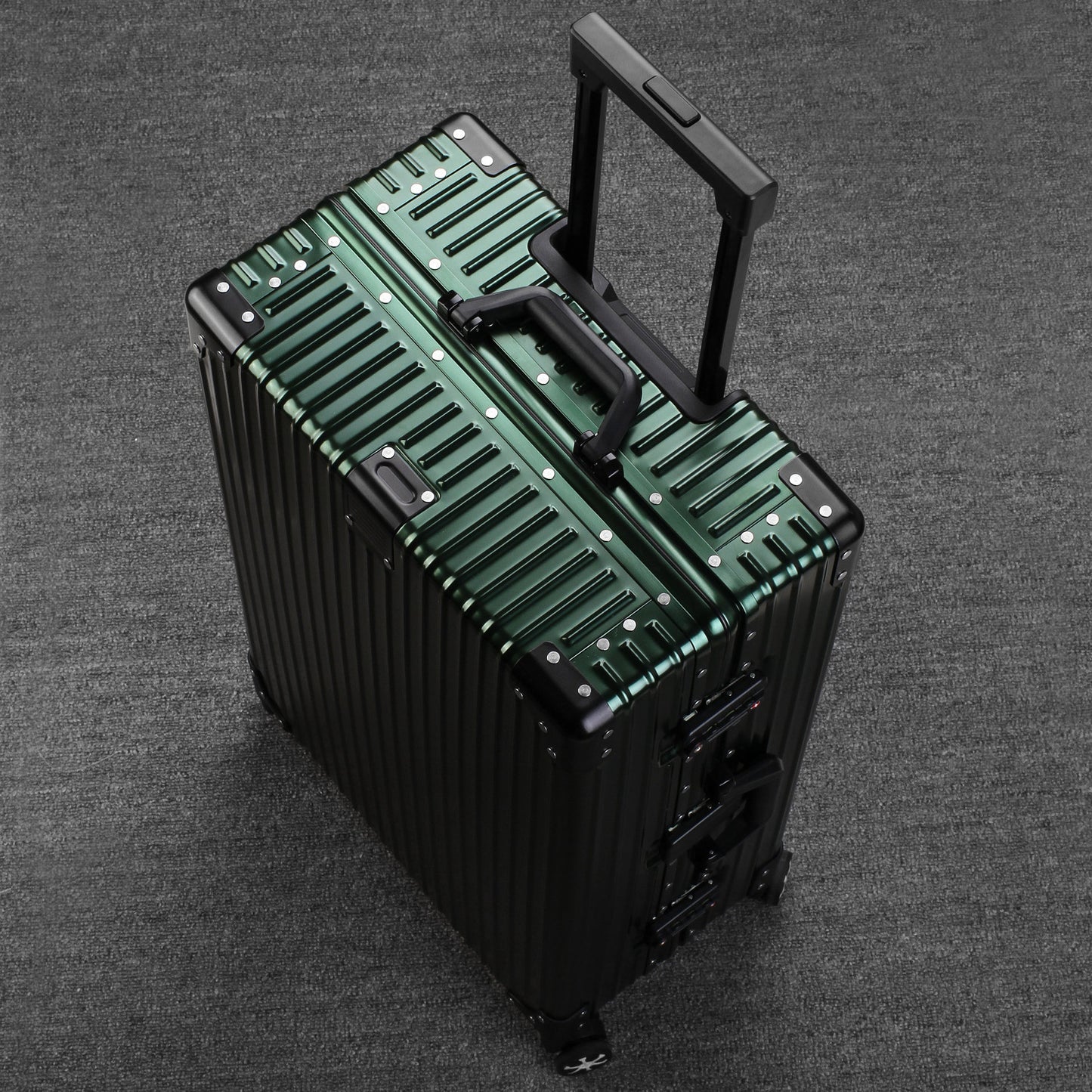 Metal all-aluminum alloy men's and women's trolley suitcase business aluminum-magnesium alloy universal wheel suitcase boarding bag