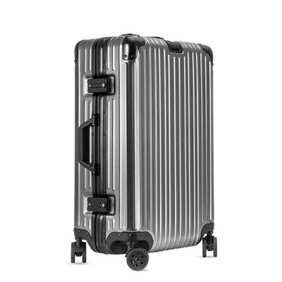 German all-aluminum magnesium alloy suitcase 20 inch boarding trolley case men and women metal travel case business suitcase gift