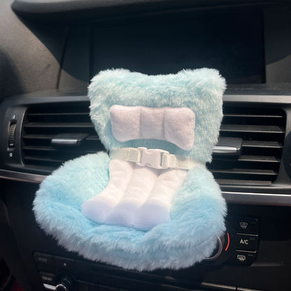 Cross-border applicable to labubu doll safety seat cute doll air outlet aromatherapy ornaments car interior decoration