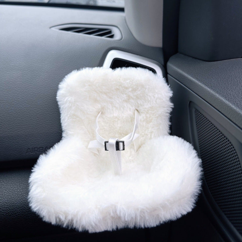 Cross-border applicable to labubu doll safety seat cute doll air outlet aromatherapy ornaments car interior decoration
