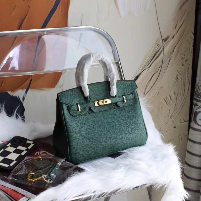 2025 new bags platinum bags women's handbags Kelly bags shoulder crossbody high-end texture commuting