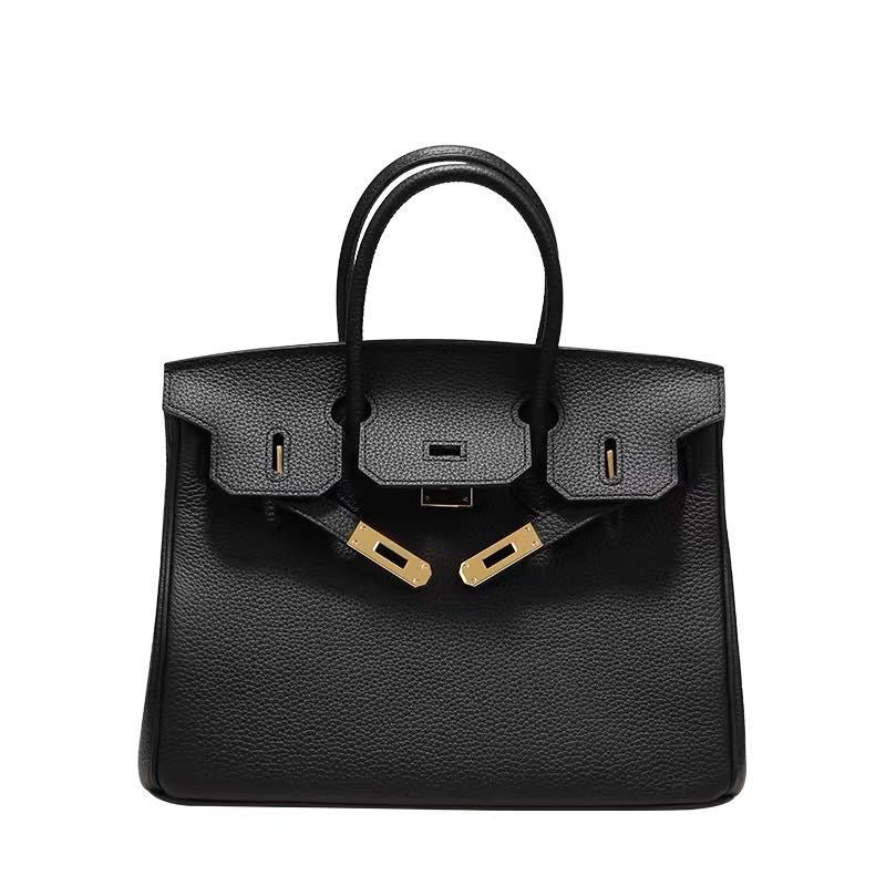 2025 new bags platinum bags women's handbags Kelly bags shoulder crossbody high-end texture commuting