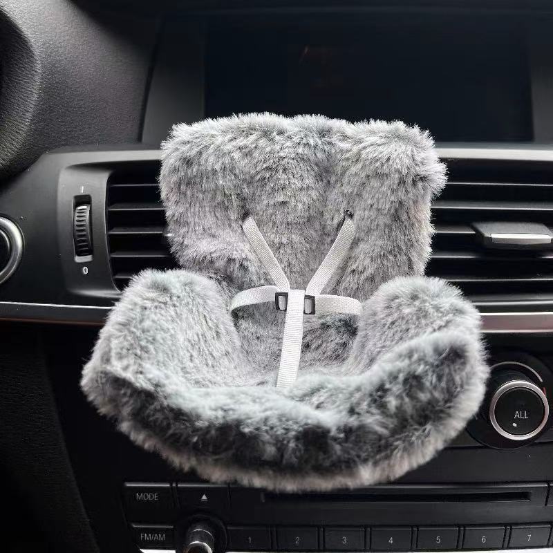 Cross-border applicable to labubu doll safety seat cute doll air outlet aromatherapy ornaments car interior decoration