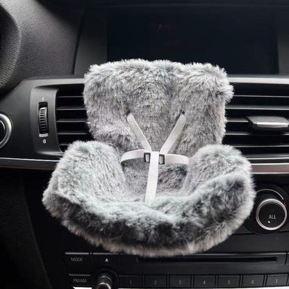 Cross-border applicable to labubu doll safety seat cute doll air outlet aromatherapy ornaments car interior decoration