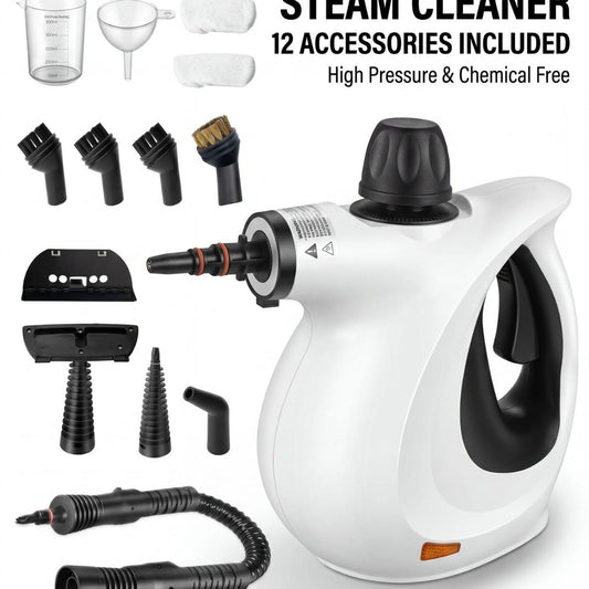 Handheld Steam Cleaner — Multi-Surface Home Cleaning Tool
