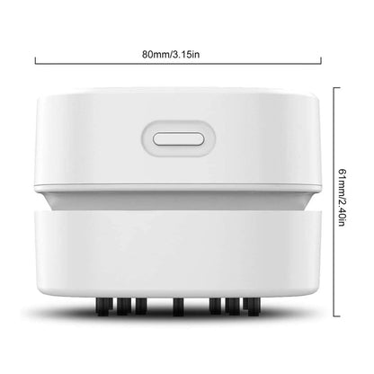 Portable Mini Desk Vacuum Cleaner — Wireless Keyboard & Desktop Cleaner