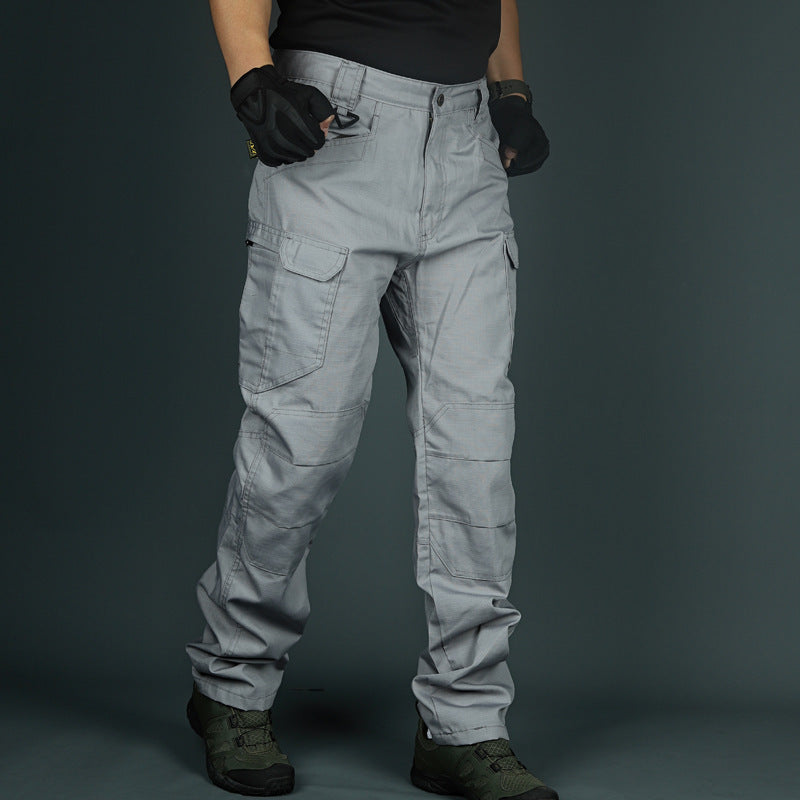 Tactical pants spring men's special forces camouflage pants overalls autumn outdoor multi-pocket pants wear-resistant IX7 military fan pants