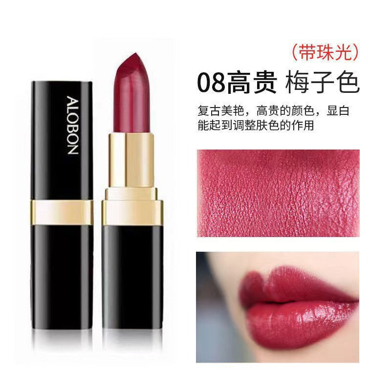 Yabang small black tube lipstick DS919 crystal bright color lipstick - cinnabar red cosmetics lipstick wholesale
