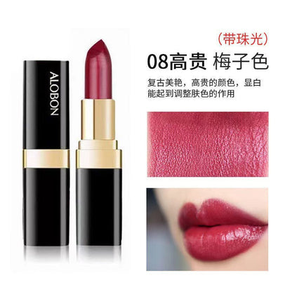Yabang small black tube lipstick DS919 crystal bright color lipstick - cinnabar red cosmetics lipstick wholesale