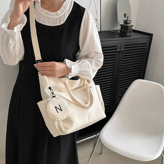 Large Capacity Waterproof Shoulder Bag — Versatile Tote & Backpack