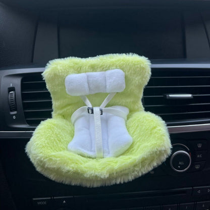 Cross-border applicable to labubu doll safety seat cute doll air outlet aromatherapy ornaments car interior decoration
