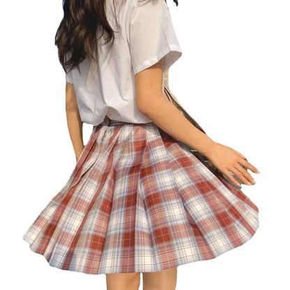 JK Sailor Uniform Pleated Skirt Set — Japanese College Style Cosplay