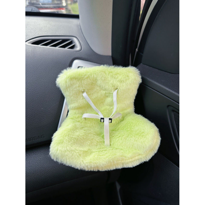 Cross-border applicable to labubu doll safety seat cute doll air outlet aromatherapy ornaments car interior decoration