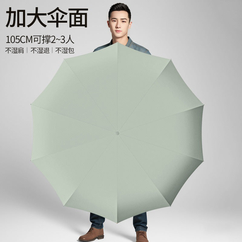 Sunny and rainy dual-purpose umbrella folding umbrella fully automatic buckle enlarged thickened multi-person outdoor anti-ultraviolet umbrella