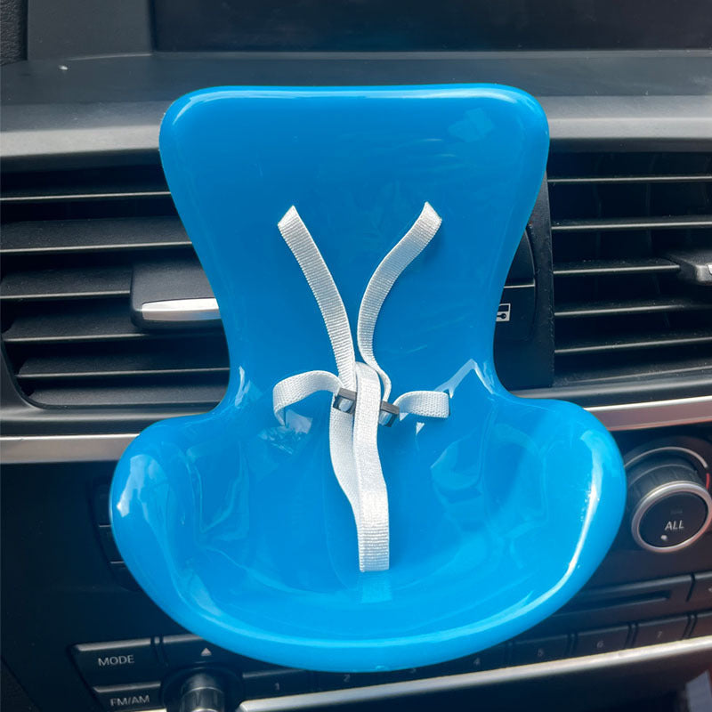 Cross-border applicable to labubu doll safety seat cute doll air outlet aromatherapy ornaments car interior decoration