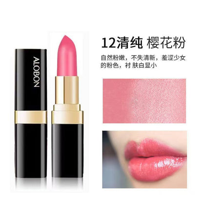 Yabang small black tube lipstick DS919 crystal bright color lipstick - cinnabar red cosmetics lipstick wholesale