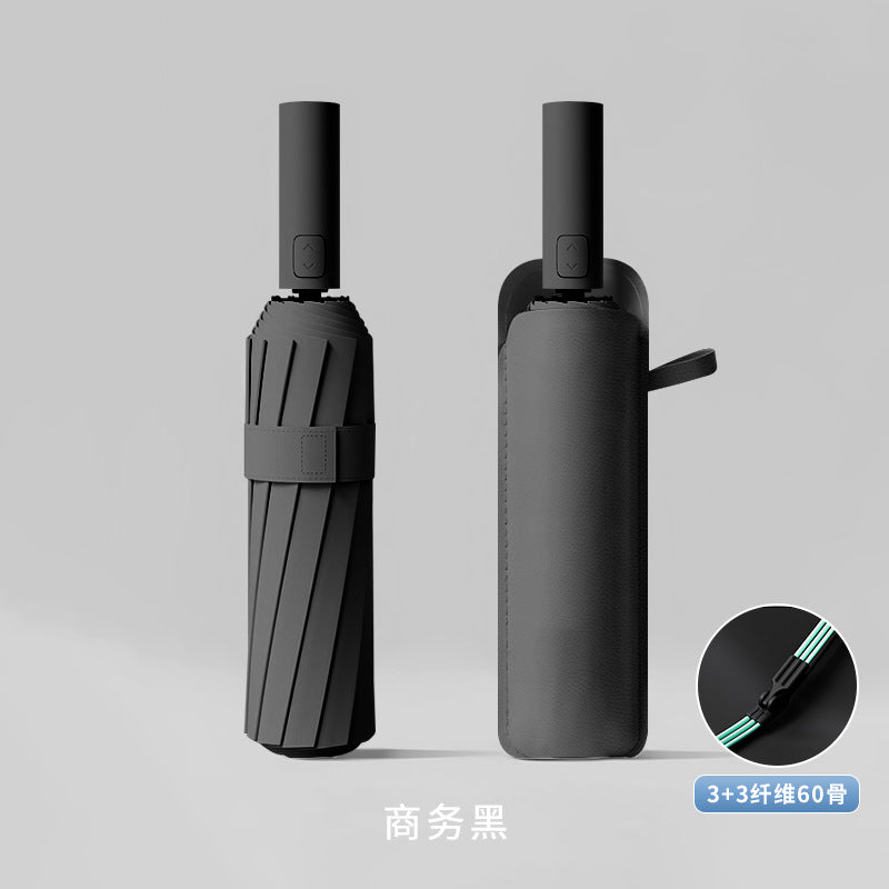 Fully automatic double large umbrella folding wholesale sunny and rainy dual-purpose umbrella sun umbrella sunshade umbrella 24 bone large umbrella