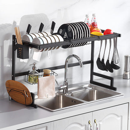 Kitchen Sink Drying Rack — Multifunctional Dish & Utensil Storage Rack