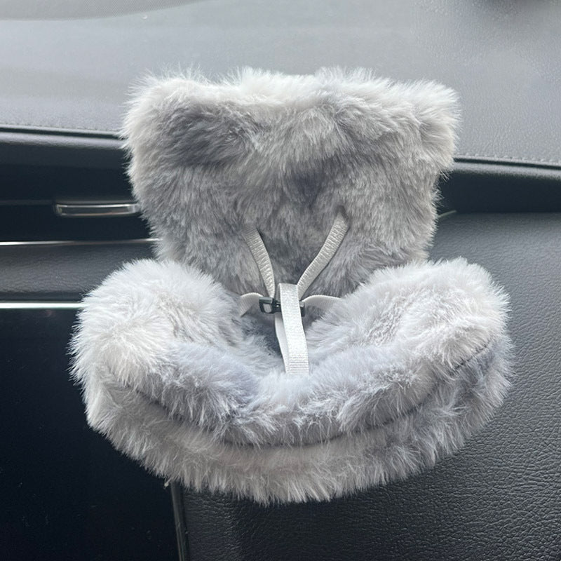 Cross-border applicable to labubu doll safety seat cute doll air outlet aromatherapy ornaments car interior decoration