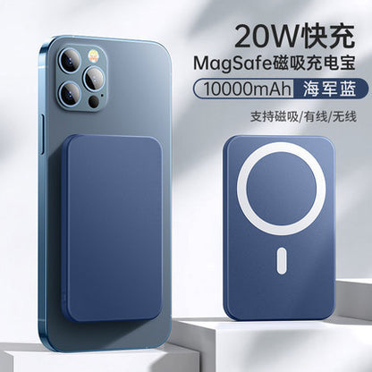 Magnetic Wireless Power Bank — 10,000mAh Fast Charging MagSafe-Compatible