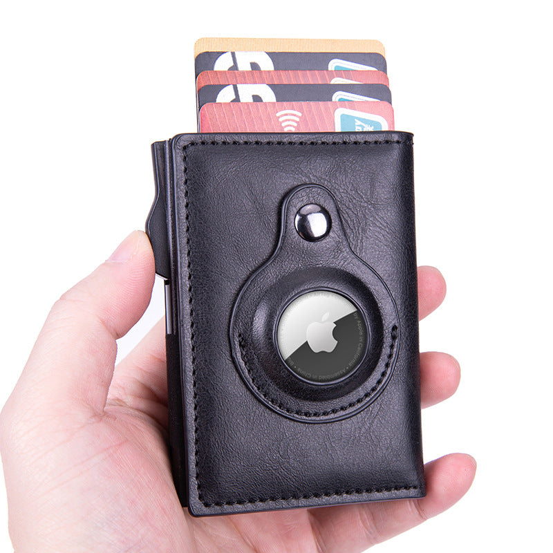 Cross-border airtag card package tracker RFID card package anti-theft brush women's multi-card credit card wallet card holder