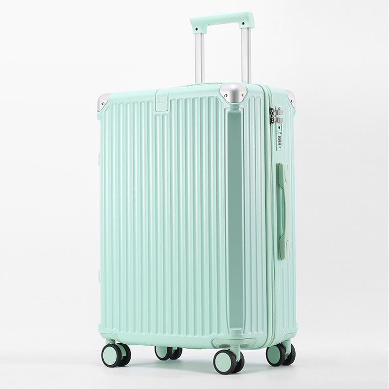 Cross-border luggage 20-inch cabin luggage three-piece suitcase trolley suitcase 24-inch anti-fall leather suitcase password bag