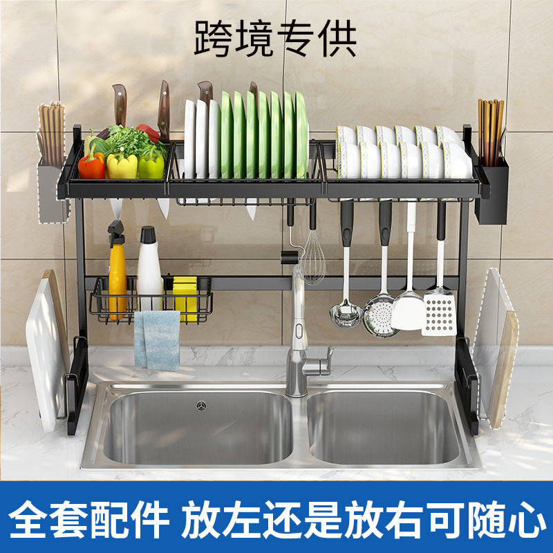 Kitchen Sink Drying Rack — Multifunctional Dish & Utensil Storage Rack