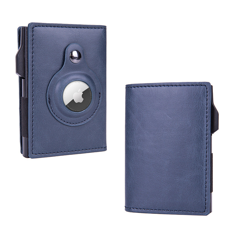 Cross-border airtag card package tracker RFID card package anti-theft brush women's multi-card credit card wallet card holder
