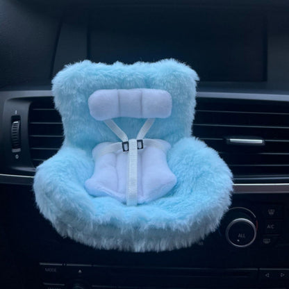 Cross-border applicable to labubu doll safety seat cute doll air outlet aromatherapy ornaments car interior decoration