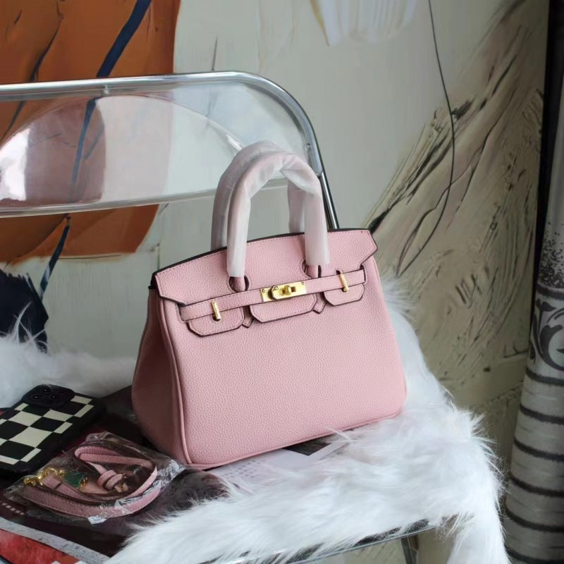 2025 new bags platinum bags women's handbags Kelly bags shoulder crossbody high-end texture commuting