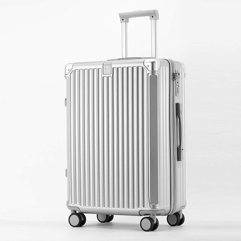 Cross-border luggage 20-inch cabin luggage three-piece suitcase trolley suitcase 24-inch anti-fall leather suitcase password bag