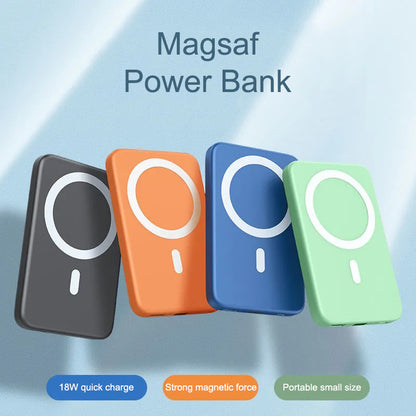 Magnetic Wireless Power Bank — 10,000mAh Fast Charging MagSafe-Compatible