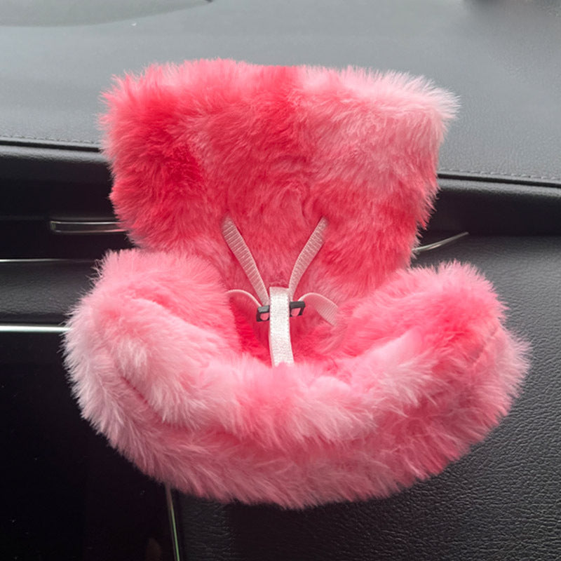 Cross-border applicable to labubu doll safety seat cute doll air outlet aromatherapy ornaments car interior decoration