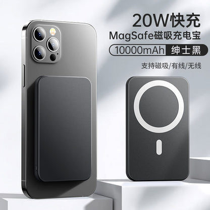 Magnetic Wireless Power Bank — 10,000mAh Fast Charging MagSafe-Compatible