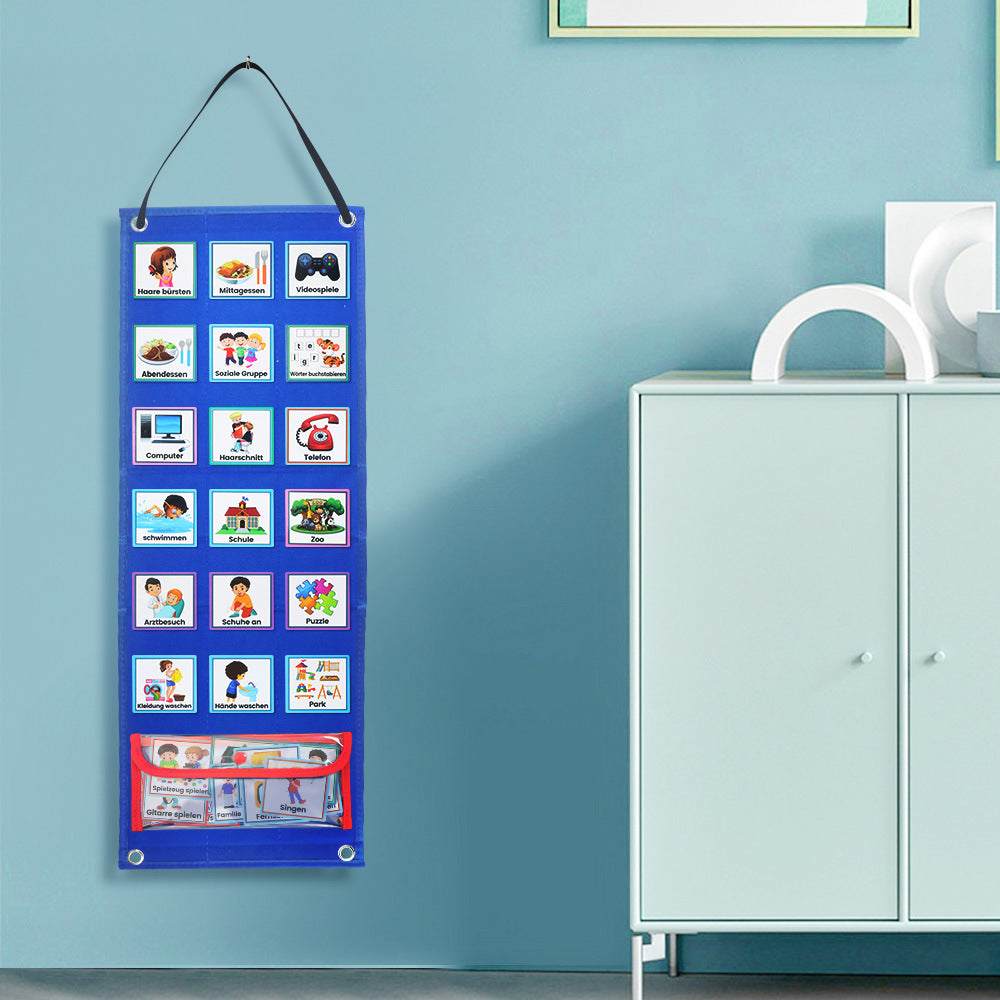 Kids Visual Schedule Calendar — Daily Routine Chart for Children
