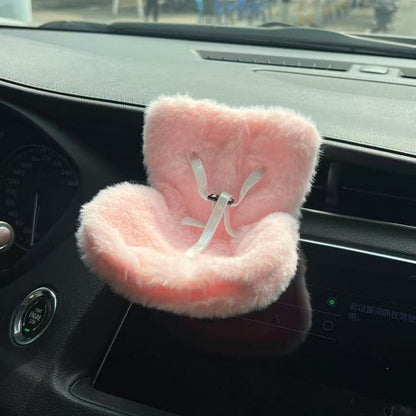 Cross-border applicable to labubu doll safety seat cute doll air outlet aromatherapy ornaments car interior decoration