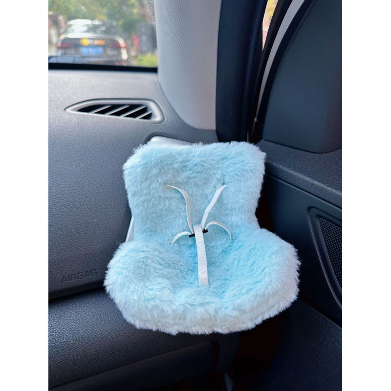 Cross-border applicable to labubu doll safety seat cute doll air outlet aromatherapy ornaments car interior decoration
