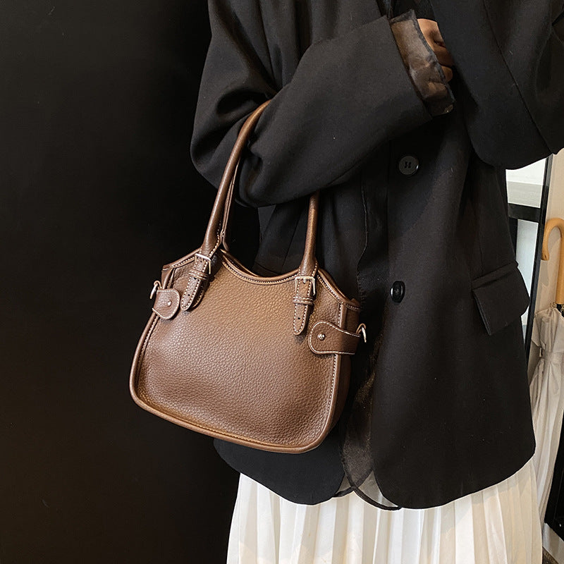 2025 Spring Bags Women's New Bucket Bags Simple Handbags Single Shoulder Crossbody Women's Bags Niche Bags Handbags