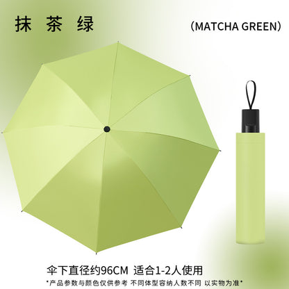 Sunny and rainy dual-purpose umbrella folding umbrella fully automatic buckle enlarged thickened multi-person outdoor anti-ultraviolet umbrella