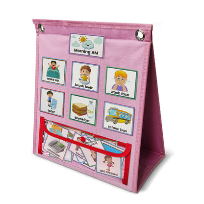 Kids Visual Schedule Calendar — Daily Routine Chart for Children