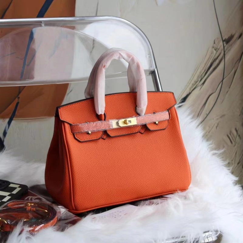2025 new bags platinum bags women's handbags Kelly bags shoulder crossbody high-end texture commuting